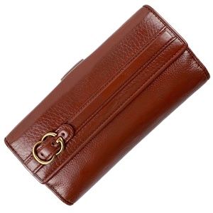 GUCCI Leather Long Wallet